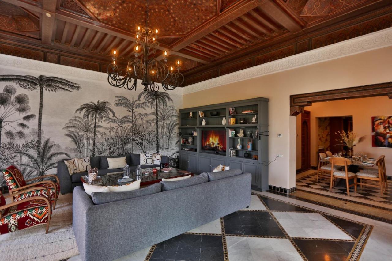 Villa May Sur Le Golf De La Palmeraie With Cooker And Butler Included Marrakesh Bagian luar foto