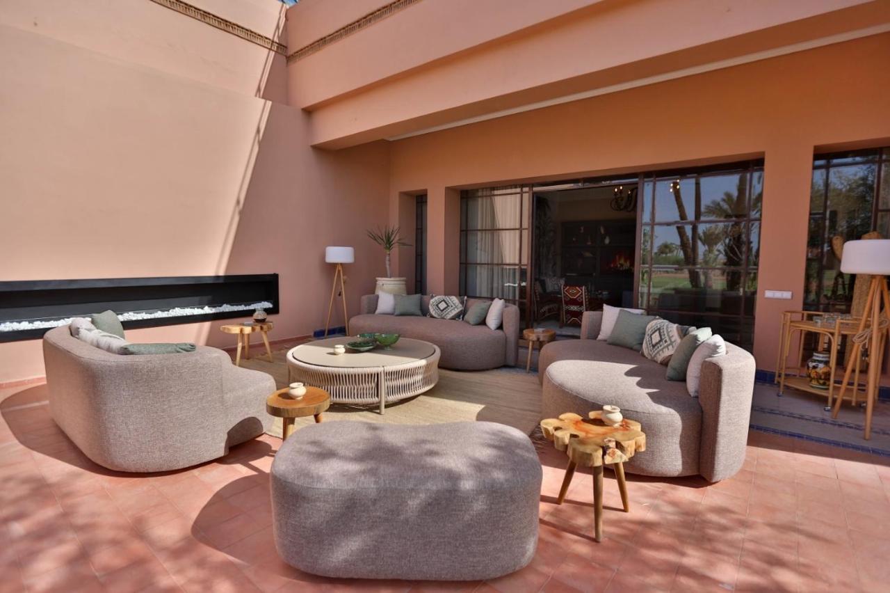 Villa May Sur Le Golf De La Palmeraie With Cooker And Butler Included Marrakesh Bagian luar foto