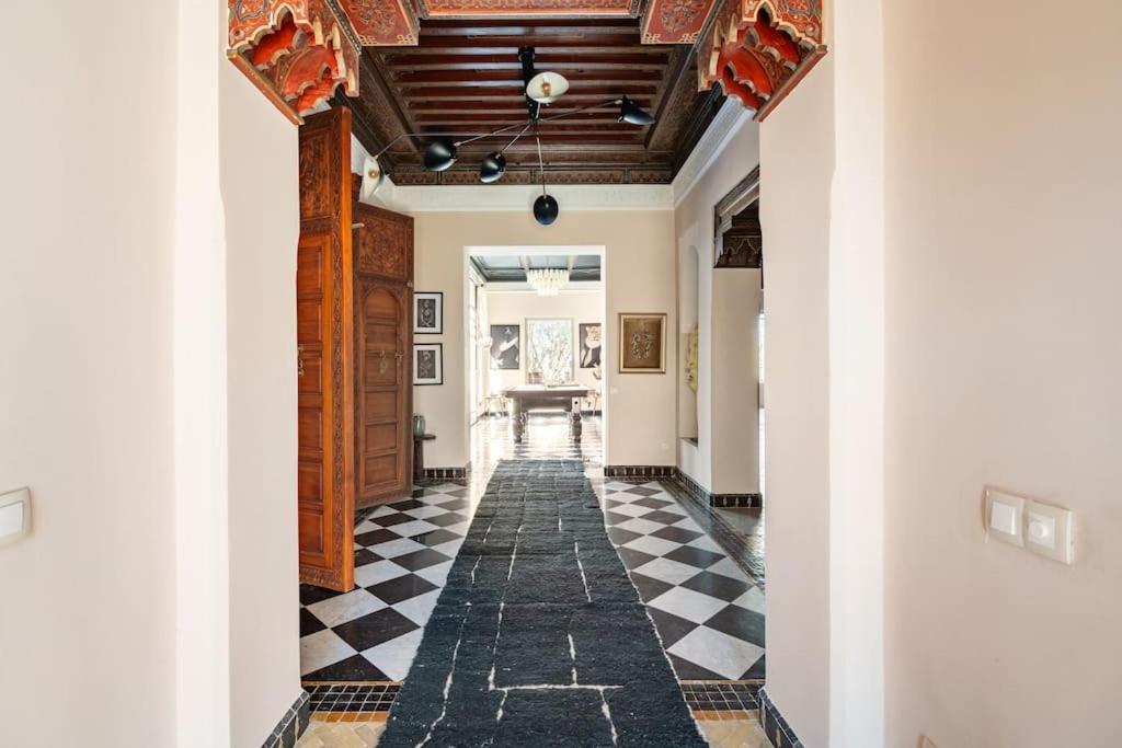 Villa May Sur Le Golf De La Palmeraie With Cooker And Butler Included Marrakesh Bagian luar foto